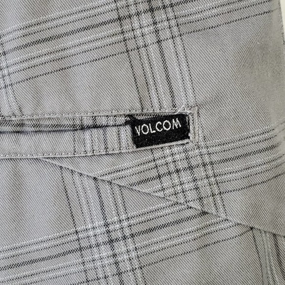 Volcom men's get plaid board active surfing skater athletic shorts size 32 - Picture 3 of 6